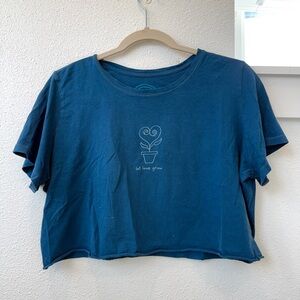 Life is Good Womens Crop Top